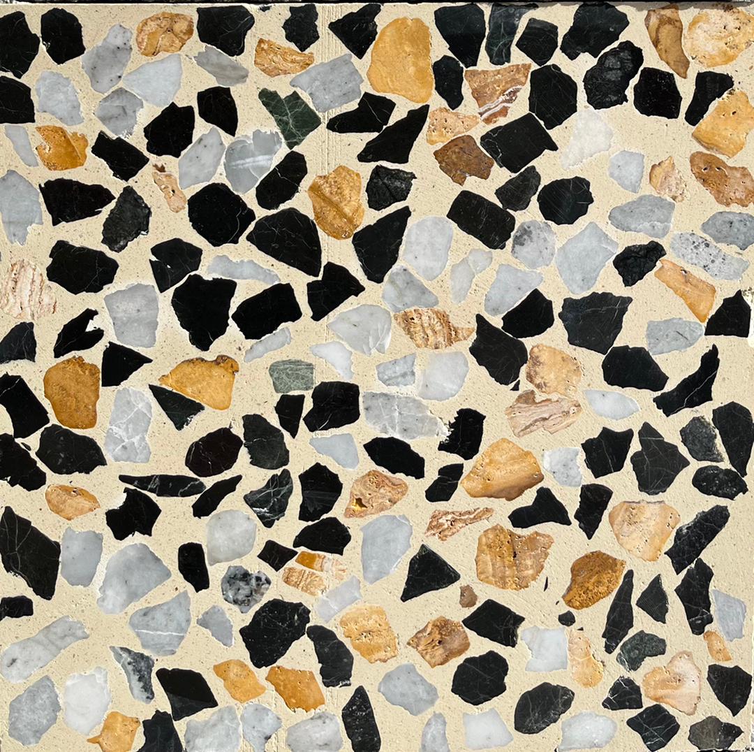 موزاییک حیاط پرسی